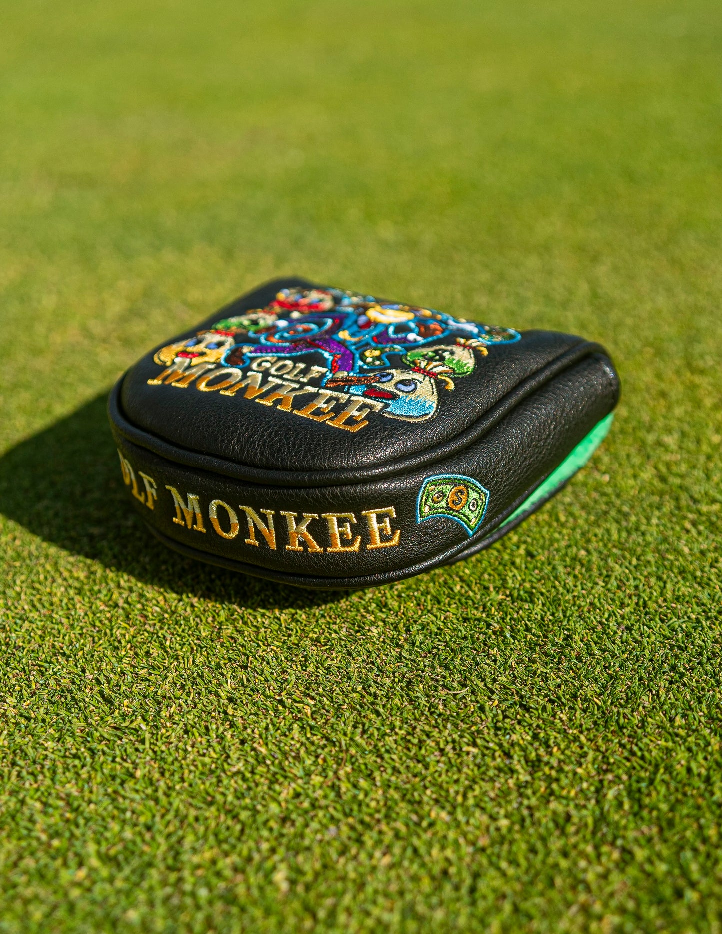 Golf Monkee LAB DF3 Center Shaft Mallet Putter Cover - “Money Monkee” - Limited Edition