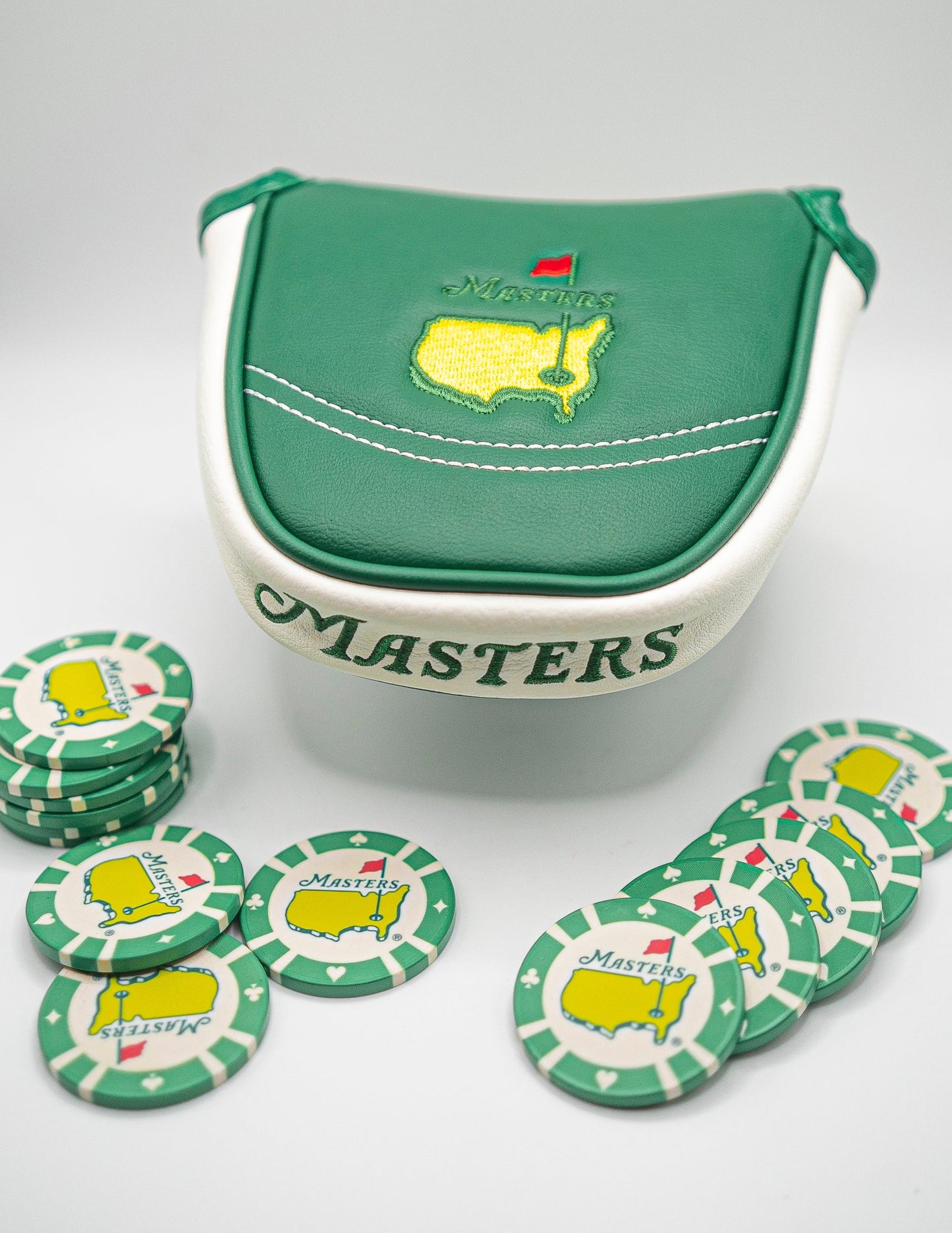 Nueva funda para putter de palo de golf Augusta Masters Mallet 2025: funda de primera calidad para palos de golf